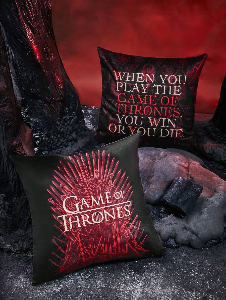 Game of Thrones Game Of Thrones Co-branded Double-sided Velvet Pillowcase for regular use / gift