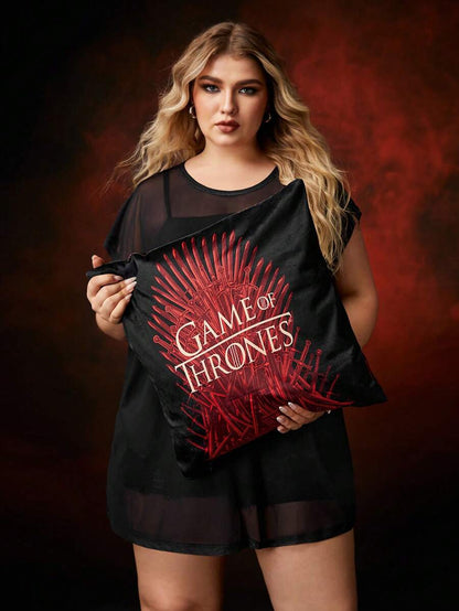 Game of Thrones Game Of Thrones Co-branded Double-sided Velvet Pillowcase for regular use / gift