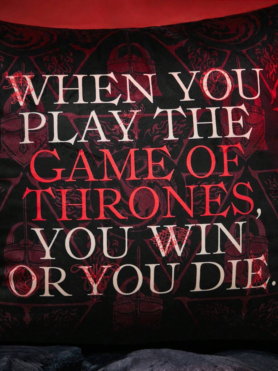 Game of Thrones Game Of Thrones Co-branded Double-sided Velvet Pillowcase for regular use / gift