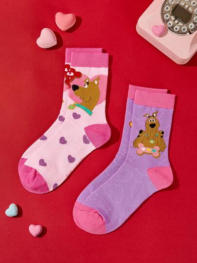 SCOOBY-DOO Romantic Women'S Socks