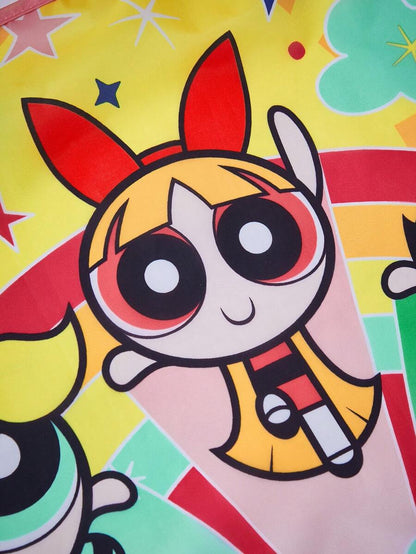 THE POWERPUFF GIRLS Foldable Portable Shopping Bag( cute decoration )