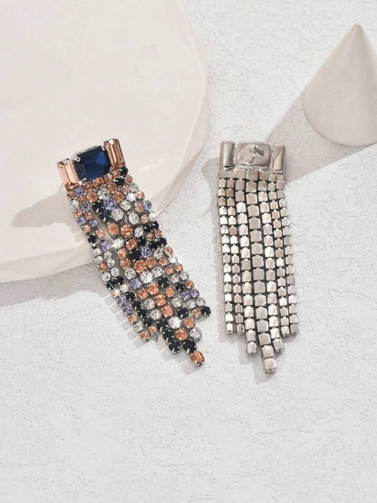 Luxury Vintage European; Middle Eastern Style Rhinestone; Tassel Jewelry Set, Designer Elements Suitable For Women's Wedding, Party, Daily Wear, Holiday Gifts.