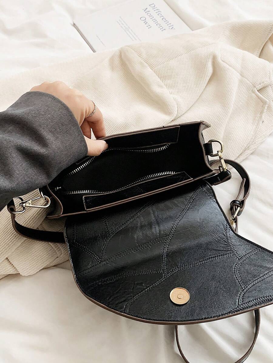 Pre Order Long Asymmetric-Shaped Metallic Tote Bag