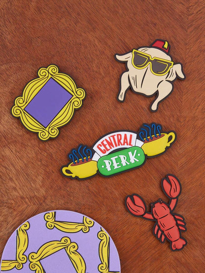 FRIENDS 4pcs Set Central Perk Cartoon Refrigerator Magnets,Gifts