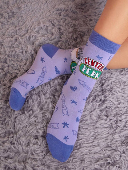 FRIENDS 2 Pairs Unisex Soft Mid-Calf Socks