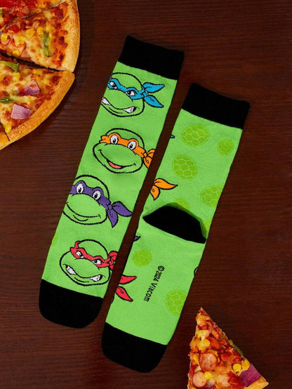 TEENAGE MUTANT NINJA TURTLES Men Mid-Calf Socks, 2 Pairs