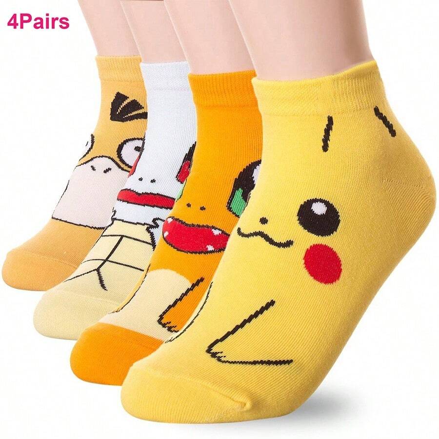 Bandai Anime POKEMON Unisex Socks