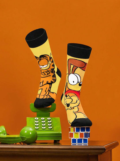 GARFIELD 1 Pair Women Cartoon Pattern Socks