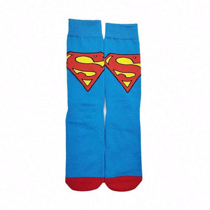 WB 4Pairs Batman Superman Long Tube Socks For Men Women