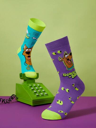 SCOOBY-DOO Women's Mid-Calf Socks