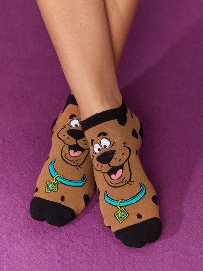 SCOOBY-DOO Women's Cartoon Short Socks