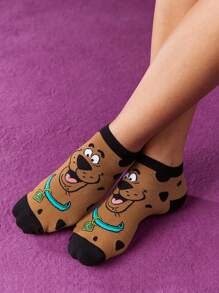 SCOOBY-DOO Women's Cartoon Short Socks