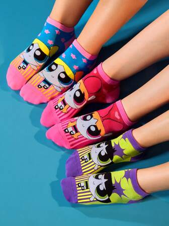 THE POWERPUFF GIRLS  Women's Ankle Socks