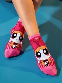 THE POWERPUFF GIRLS  Women's Ankle Socks