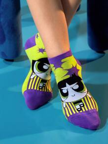 THE POWERPUFF GIRLS  Women's Ankle Socks