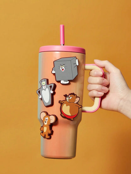 TOM & JERRY 4pcs/Set Fun Cartoon Pattern Fridge Magnets, Gift