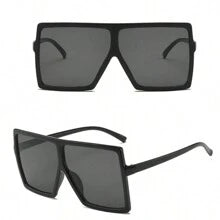 1 Pair New European And American Oversized Frame Colorful Fashion Eyewear,