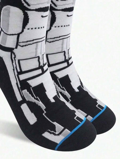 Star Wars Darth Vader 2 Pairs Of Man's/Couple Mid Length Socks,