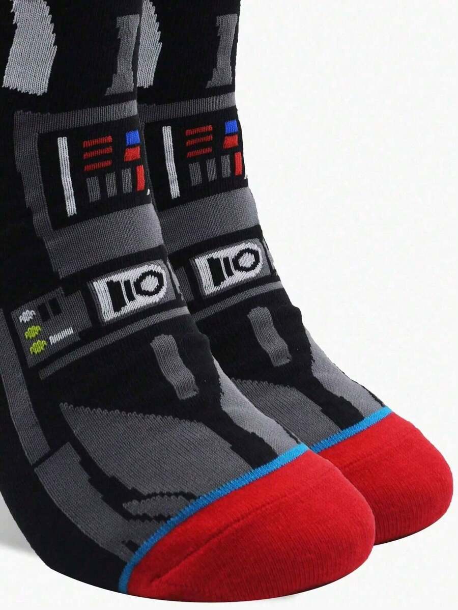 Star Wars Darth Vader 2 Pairs Of Man's/Couple Mid Length Socks,