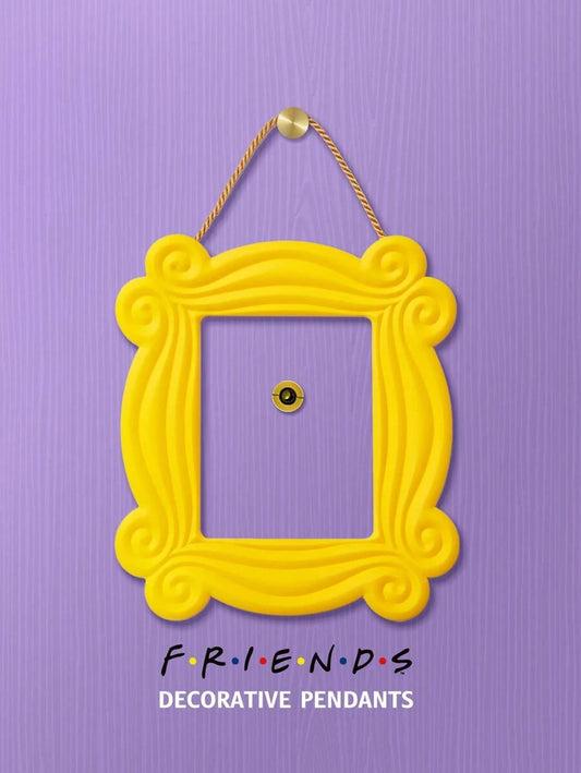 FRIENDS Gold-Color Frame Shaped Wall Hanging Decor, For Gift & Collection