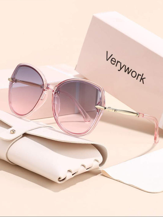 Butterfly Frame;Oversized Design Women Fashion Glasses