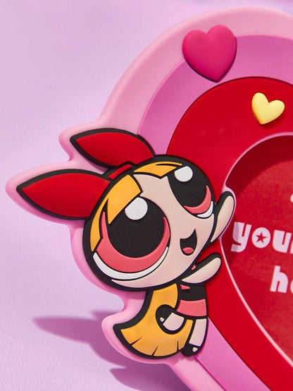 THE POWERPUFF GIRLS 1pc Double-Sided Photo Frame & Fridge Magnet for gift