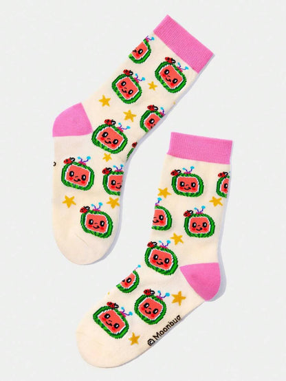 Coco Melon Kids Large Socks 2 pair set . Best for Gift