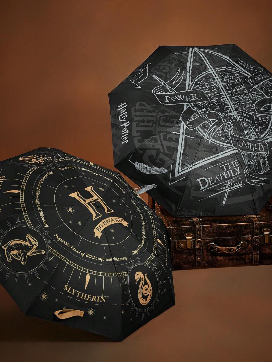 HARRY POTTER  Automatic Opening And Closing Umbrella With Sun Protection. Gift/Regular use