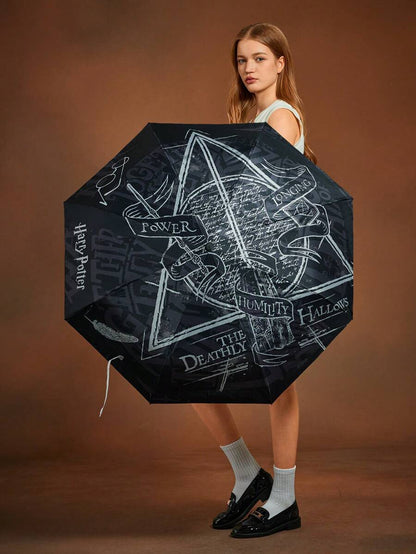 HARRY POTTER  Automatic Opening And Closing Umbrella With Sun Protection. Gift/Regular use