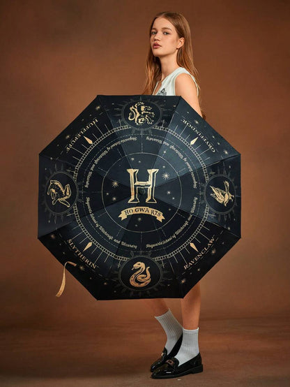 HARRY POTTER  Automatic Opening And Closing Umbrella With Sun Protection. Gift/Regular use