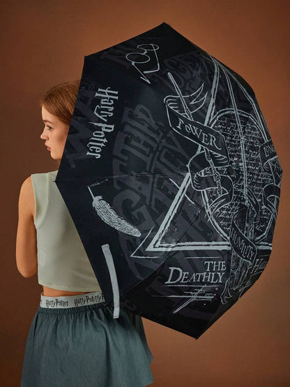 HARRY POTTER  Automatic Opening And Closing Umbrella With Sun Protection. Gift/Regular use