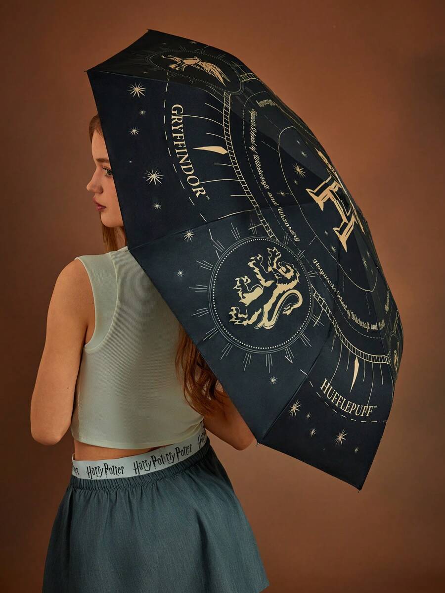 HARRY POTTER  Automatic Opening And Closing Umbrella With Sun Protection. Gift/Regular use