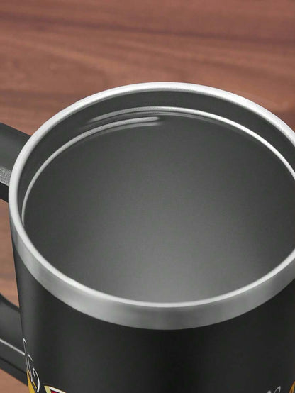 FRIENDS Black 1200ml / 40oz Stainless Steel , Keep Cold Water Bottle, With Straw, Suitable For Hot Water And Cold Drink, Gifts For Friends