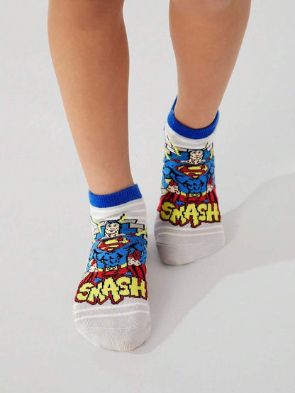 Superman Kids 3 pair cotton socks set. Best for gift