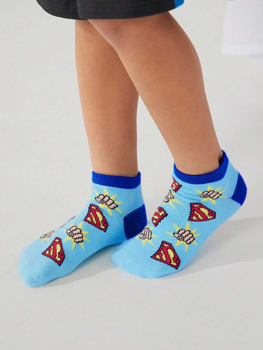 Superman Kids 3 pair cotton socks set. Best for gift