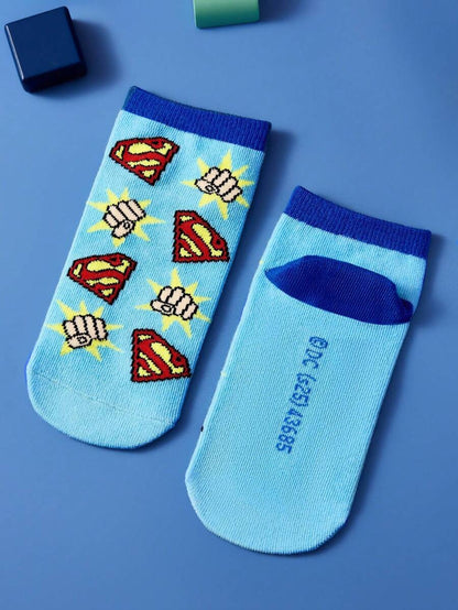 Superman Kids 3 pair cotton socks set. Best for gift