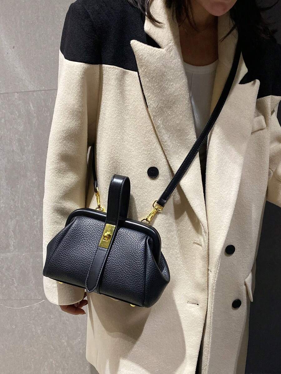 Pre Order Fashion Design Straw Bag For Women, Popular Fashion Niche Woven Forest Style Literary Style Chain, Shoulder Bag, Casual All-Match Crossbody Bag For Women