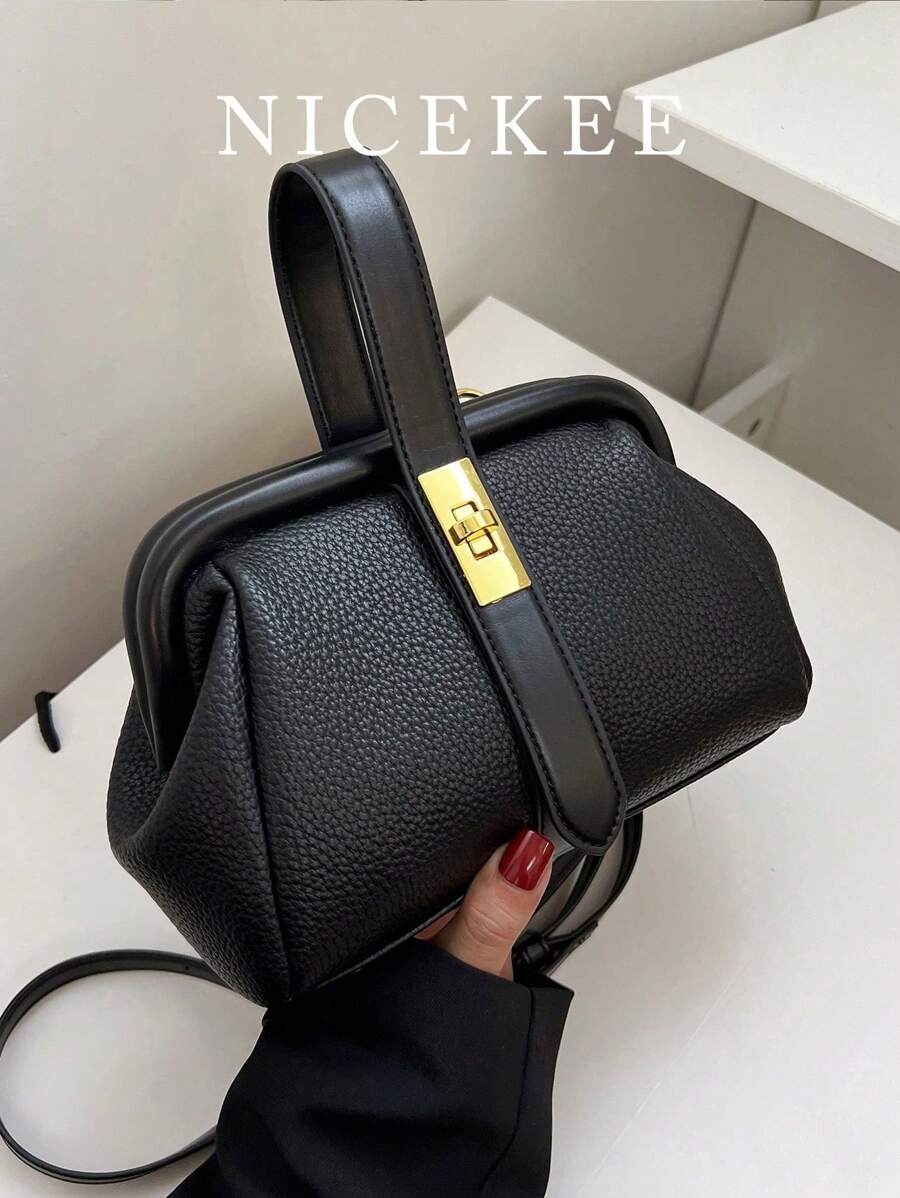Pre Order Fashion Design Straw Bag For Women, Popular Fashion Niche Woven Forest Style Literary Style Chain, Shoulder Bag, Casual All-Match Crossbody Bag For Women