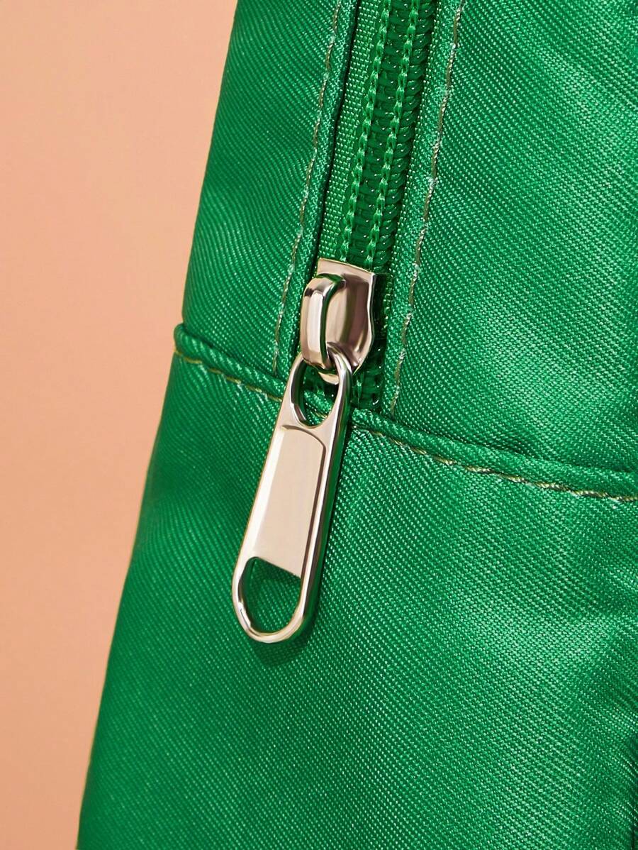 CoComelon 1pc Cute Cartoon Print Mini Polyester Kids Backpack, One Adjustable Shoulder Strap, Watermelon