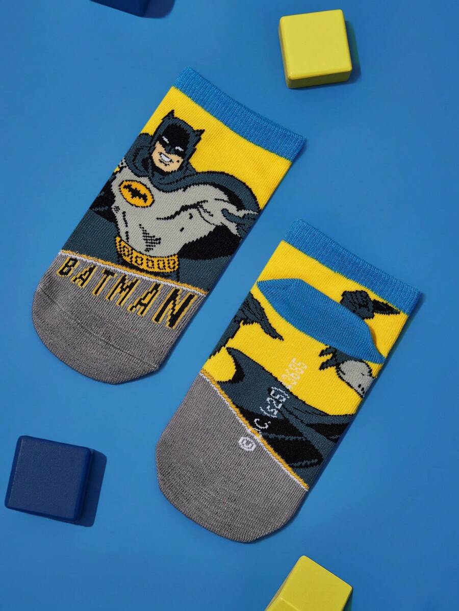 Batman Kids  3pair Cotton Socks set.Best for Gift