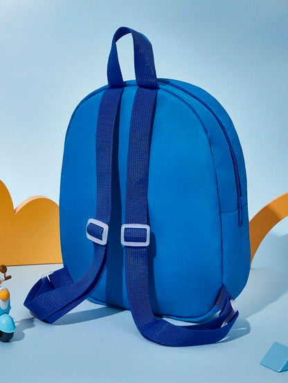 PAW Patrol Cute Cartoon Rubble, Skye, Chase Pattern Mini Polyester Backpack With Adjustable Shoulder Strap, Back To School for Kids