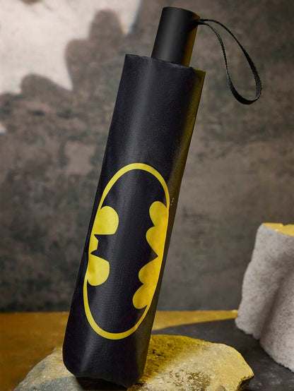 BATMAN (design 2) Logo Printed Umbrella With Black UV Coating, UPF 50+ Sun Protection,