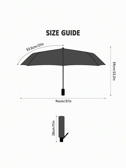 BATMAN (design 2) Logo Printed Umbrella With Black UV Coating, UPF 50+ Sun Protection,