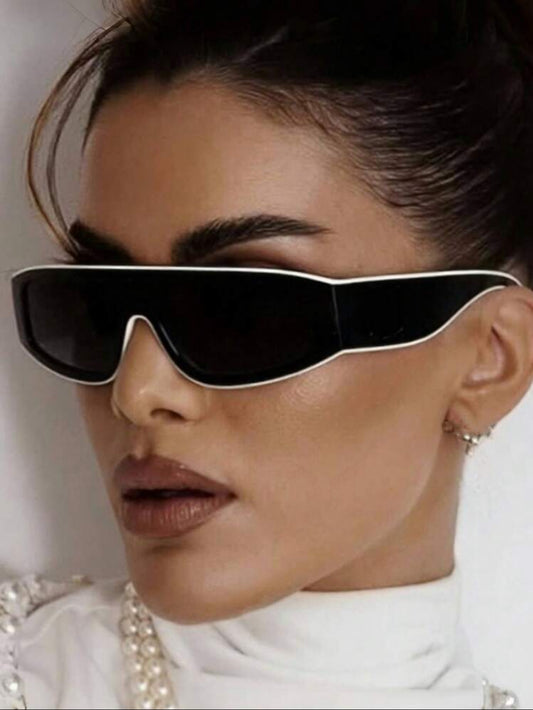 Modern Retro Cat Eye Small Frame Fashion Glasses Women Men's Simplicity All-Match Punk Festival Party