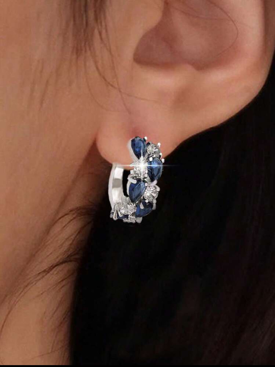 Monalisa Mul Cubic Zirconia Stud Earrings For Women Girl