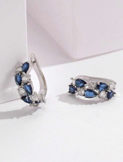 Monalisa Mul Cubic Zirconia Stud Earrings For Women Girl