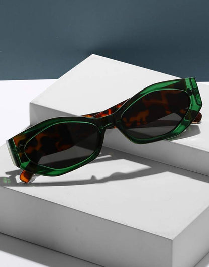 Plastic Geometric Cat-Eye Bohemian Style Women Sunglasses