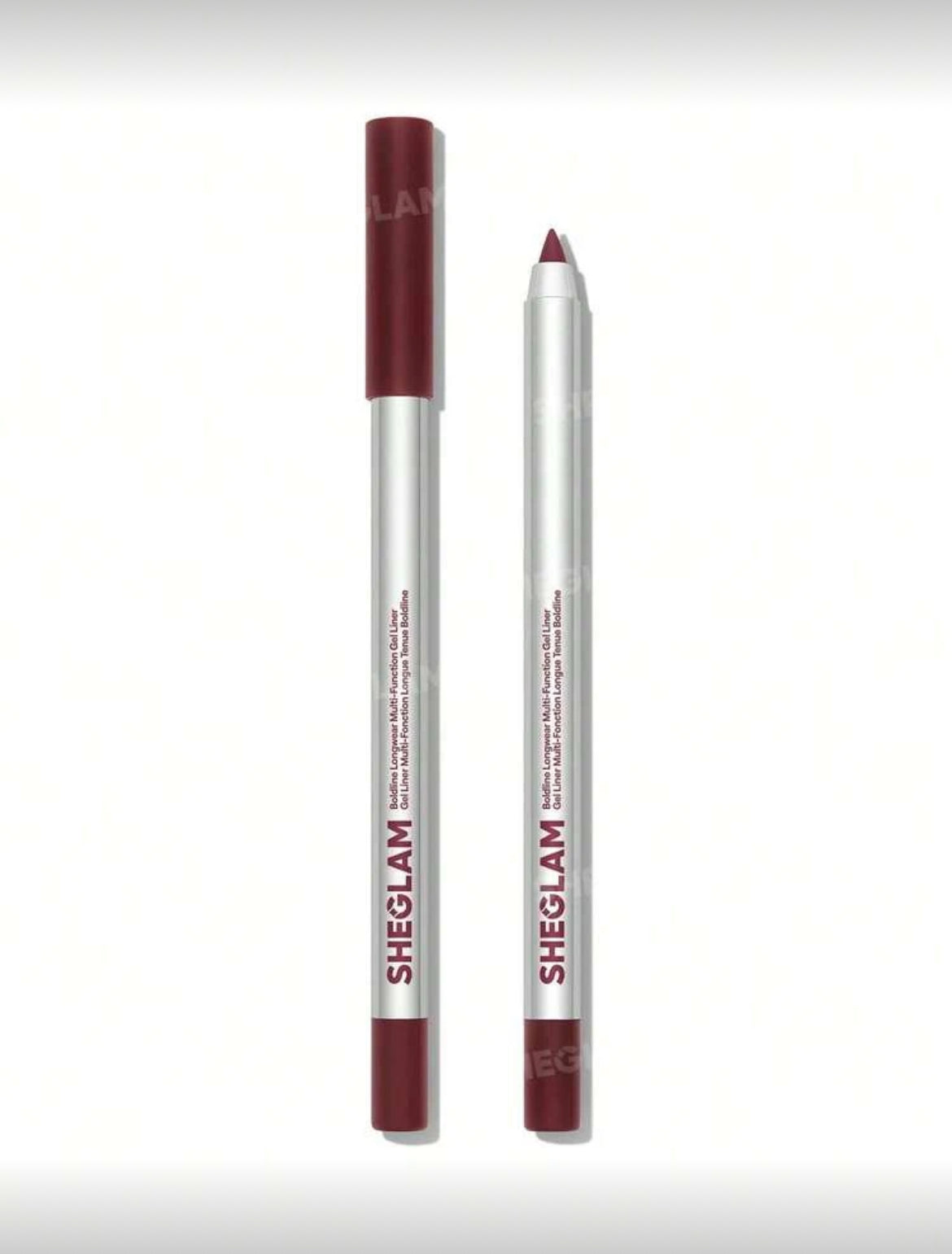 SHE GLAM Boldline Longwear Multi-Function Gel Liner-Burgundy Kohl Kajal Makeup Cosmetic For Women Girls