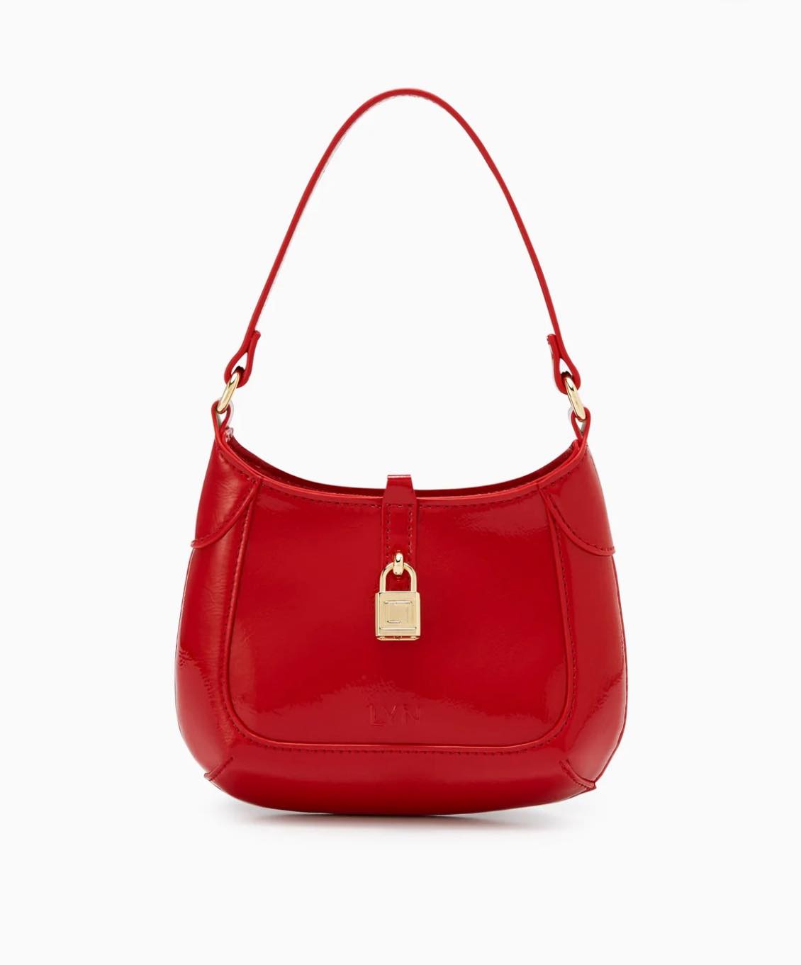 LYN Janistier Mini Leather Handbag RED