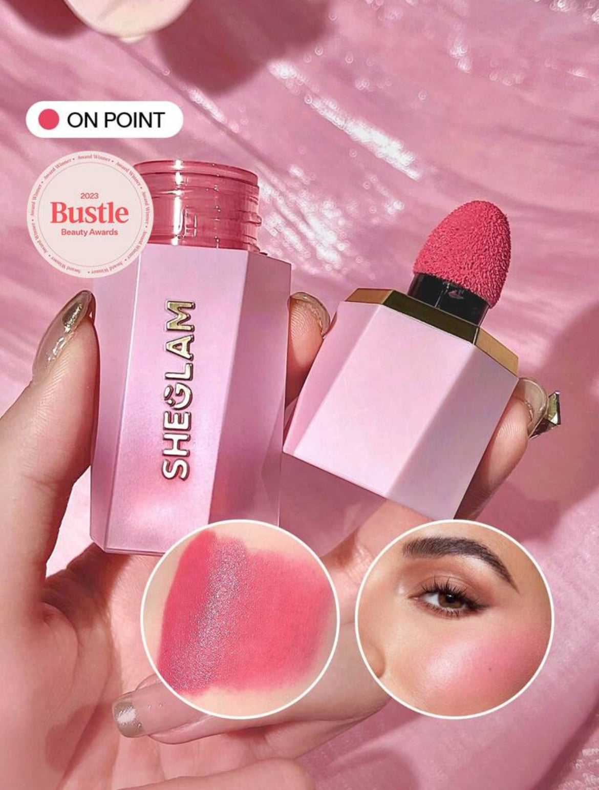 SHEGLAM Color Bloom Liquid Blush-On Point